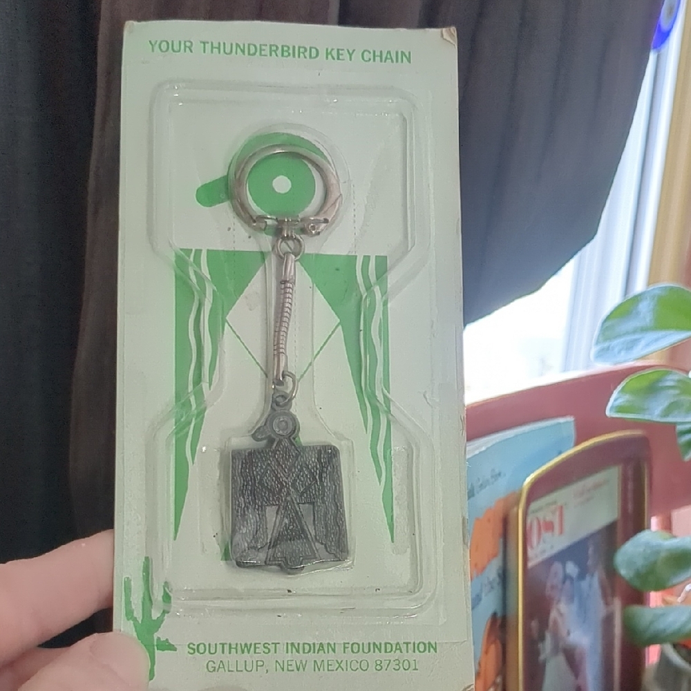 Thunderbird Key Chain - Silver